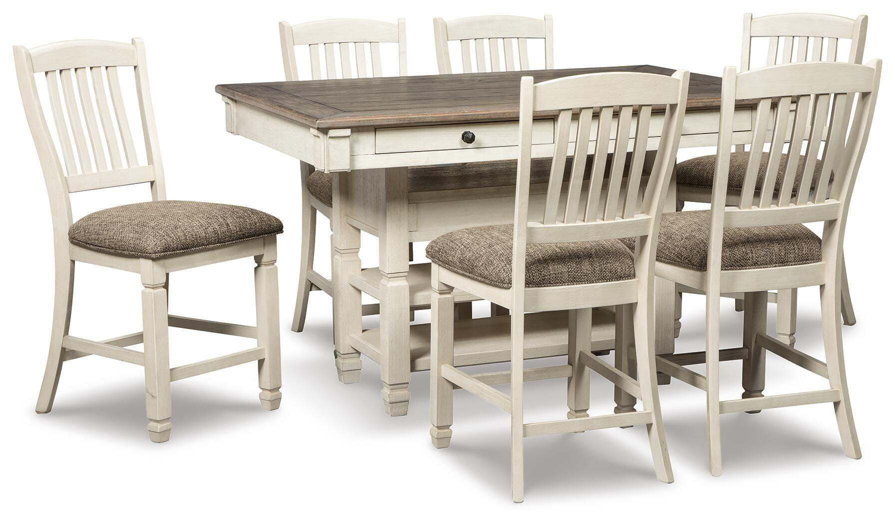 Bolanburg 7-Piece Counter Height Dining Set - Two-tone