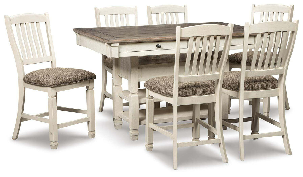 Bolanburg 7-Piece Counter Height Dining Set - Two-tone