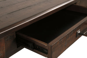 Baldridge Home Office Large Leg Desk - Rustic Brown