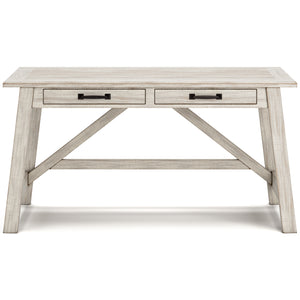 Carynhurst Home Office Large Leg Desk - Whitewash