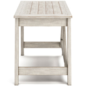 Carynhurst Home Office Large Leg Desk - Whitewash