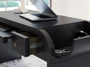 Rowanbeck Home Office Desk - Black