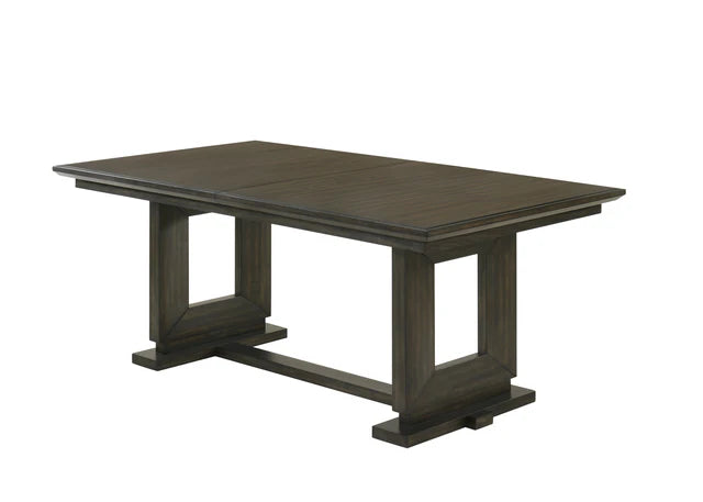 Herbert Extendable Dining Set - Espresso/Beige