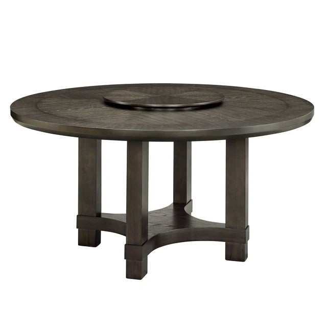 Jeffries Round Dining Set - Brown