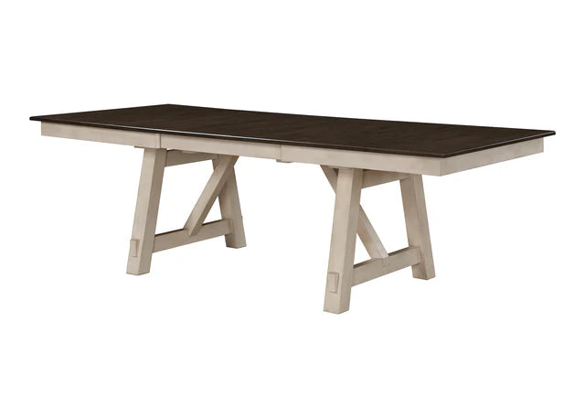 Maribelle Extendable Dining Set - Chalk/Gray