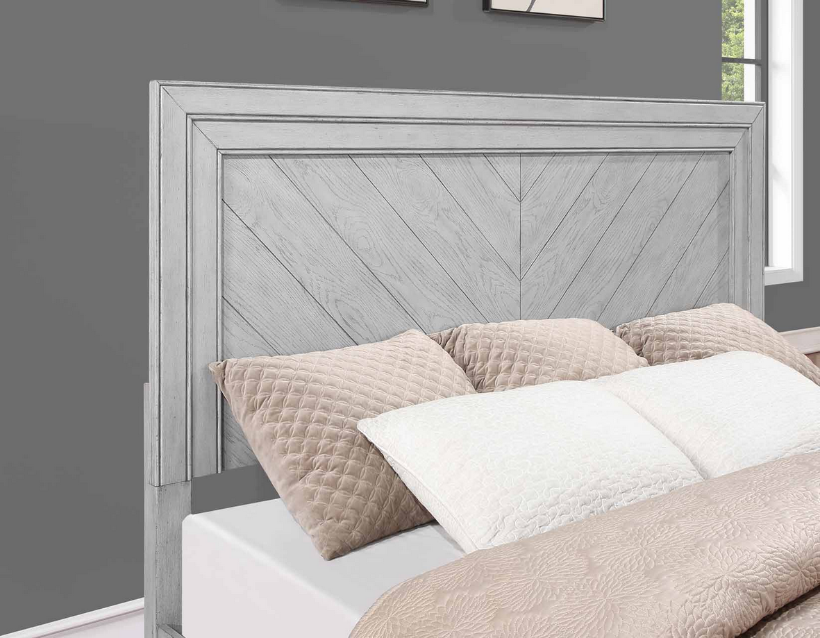 Montana Queen Bed - Matte Gray