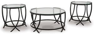 Tarrin Table (Set of 3) - Black