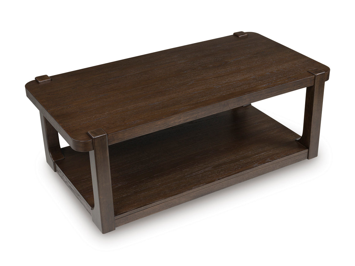 Breckington Rectangular Cocktail Table - Dark Brown