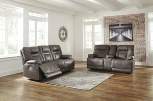 Wurstrow Power Reclining Collection - Smoke