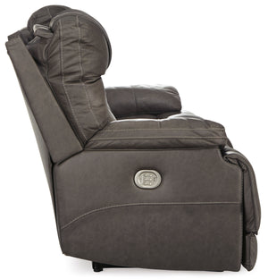 Wurstrow Power Reclining Collection - Smoke