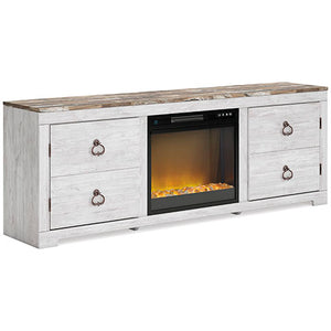 Willowton TV Stand with Electric Fireplace
