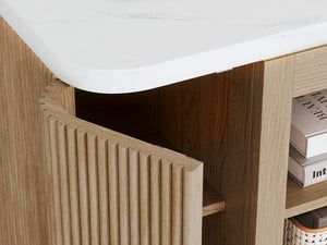 Camdill XL TV Stand - Light Brown