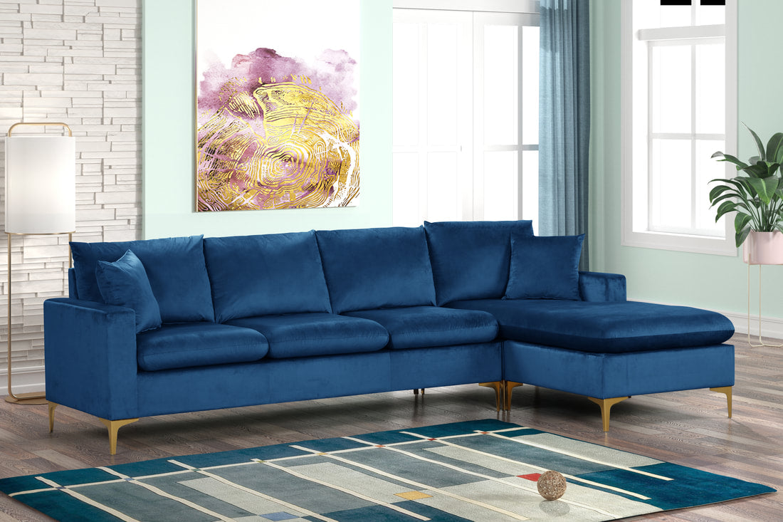 Amber Blue Sectional
