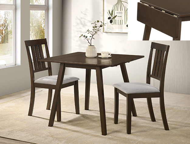 Lino 3-Piece Drop Leaf Dining Set