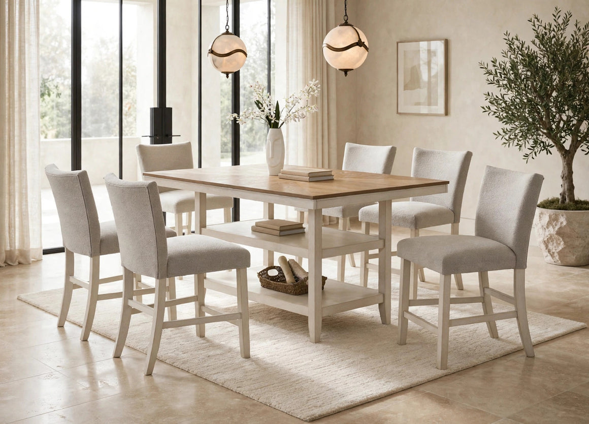 Marton - Counter Height Table & 6 Chairs