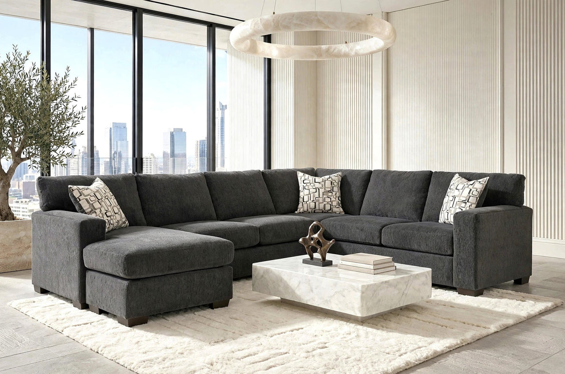 106 Charcoal Sectional