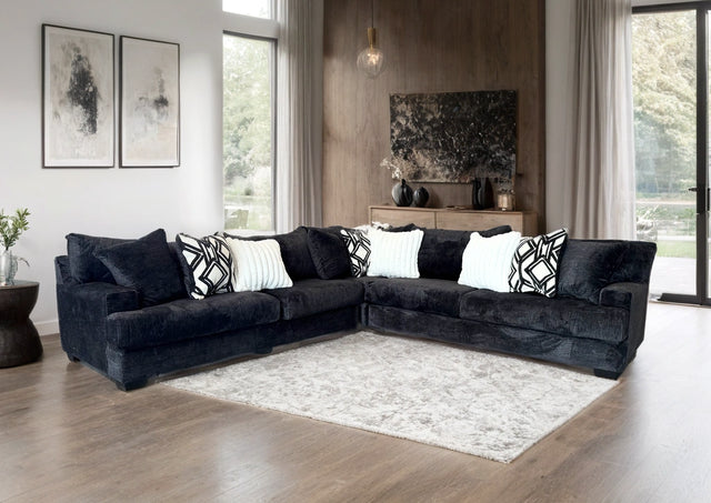 Adriel Oversized Sectional (BLACK)