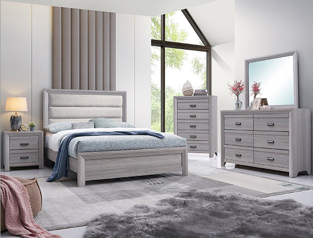 Adelaide Driftwood 5-Piece Bedroom Set by Crown Mark