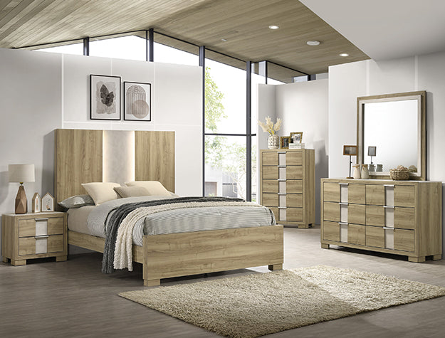 Rangley Driftwood 5-Piece Bedroom Set by Crown Mark