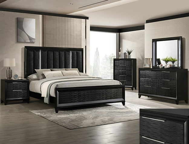 Cressida Black 5-Piece Bedroom Set by Crown Mark