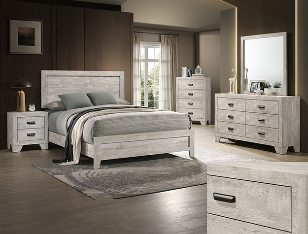Millie White 5-Piece Bedroom Set by Crown Mark