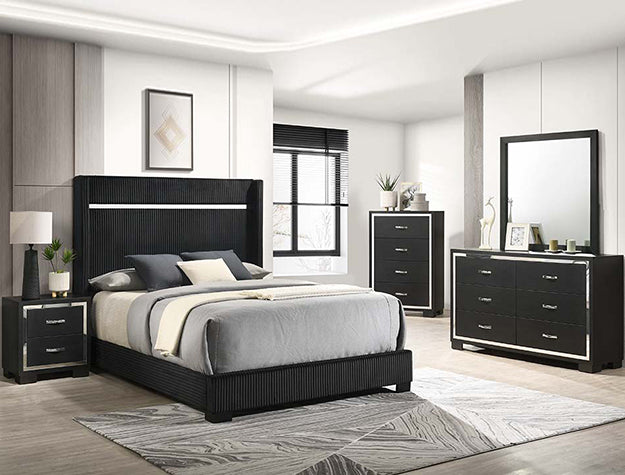 Gennro 5-Piece Bedroom Set by Crown Mark