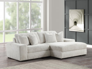 Sunday 2 Piece Sectional RAF Chaise - Beige