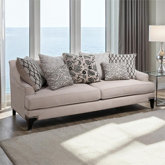Lowell Sofa & Loveseat Set - Taupe