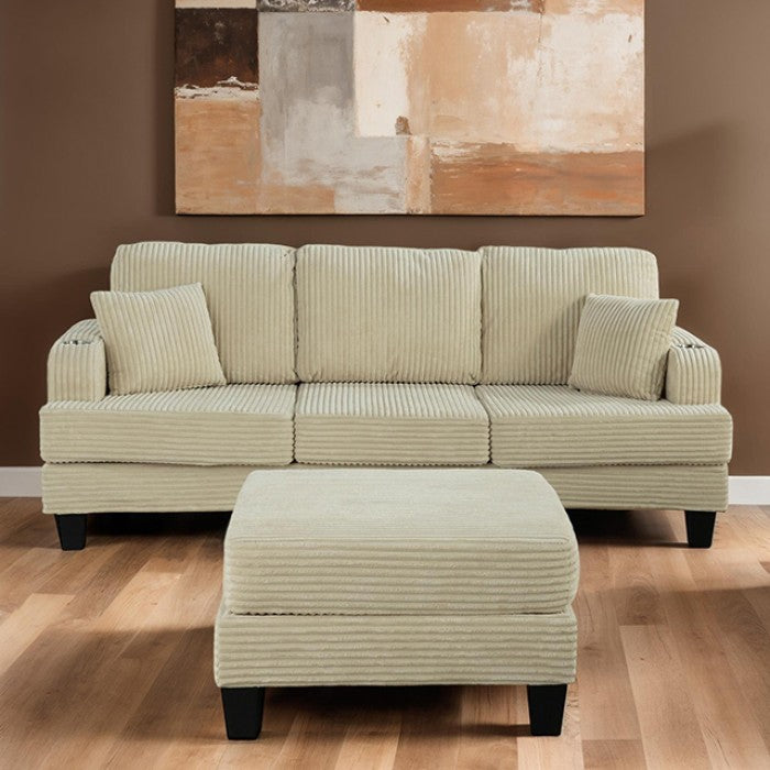Moretaine Sofa & Loveseat Set - Beige