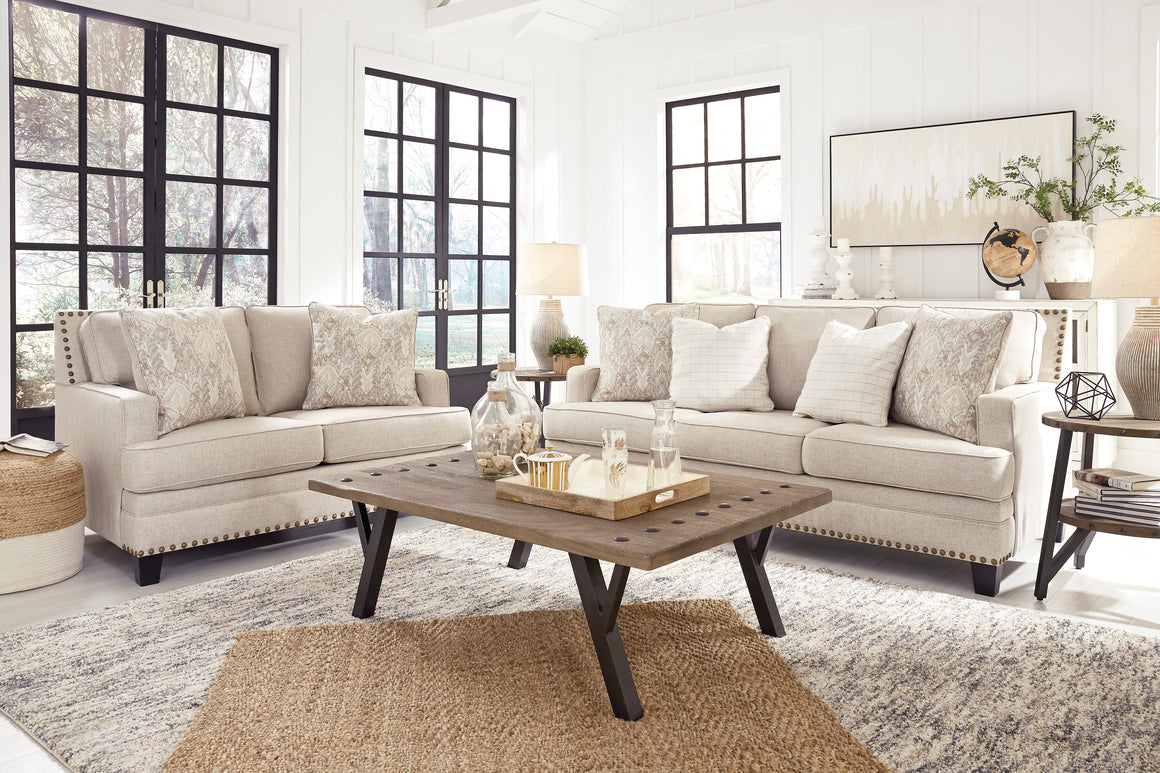 Claredon Sofa Living Room Set - Linen