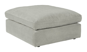 Sophie Oversized Accent Ottoman - Gray