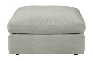 Sophie Oversized Accent Ottoman - Gray