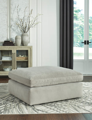 Sophie Oversized Accent Ottoman - Gray