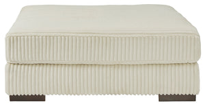 Lindyn Oversized Accent Ottoman - Ivory