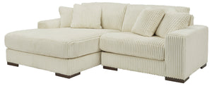 Lindyn 2-Piece Sectional with Left Facing Chaise - Ivory