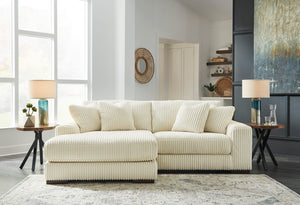 Lindyn 2-Piece Sectional with Left Facing Chaise - Ivory