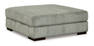 Lindyn Oversized Accent Ottoman - Fog
