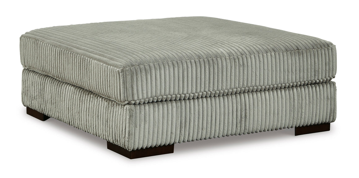 Lindyn Oversized Accent Ottoman - Fog