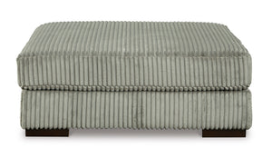 Lindyn Oversized Accent Ottoman - Fog