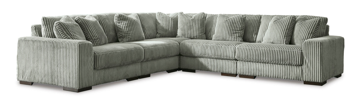 Lindyn 5-Piece Sectional - Fog