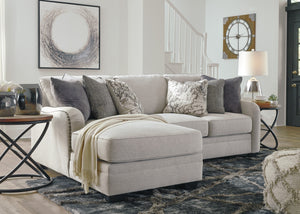 Dellara 2-Piece Sectional with LAF Chaise - Chalk