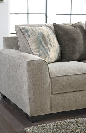 Ardsley 4-Piece Sectional with RAF Chaise - Pewter