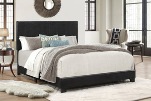 Erin Bedframe - Black/Faux Leather