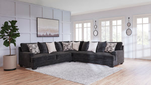 Lavernett 3-Piece Sectional - Charcoal