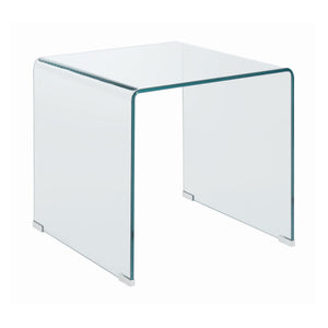 Ripley Square End Table - Clear