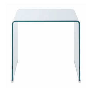 Ripley Square End Table - Clear