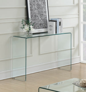 Ripley Rectangular Sofa Table - Clear