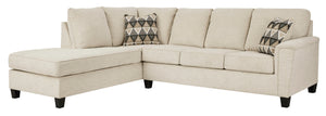 Abinger 2-Piece Sectional with LAF Chaise - Natural