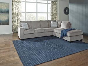 Altari 2-Piece Sectional with RAF Chaise - Alloy