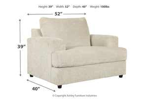 Soletren Oversized Chair - Stone